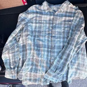 Mens Green Flannel